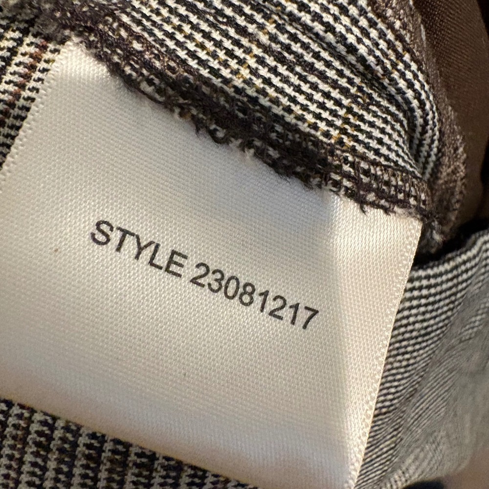 Tory Burch Glen Plaid Flare Trousers Women Sz 6 Wool Blend Wide Leg Dress Pants - Picture 15 of 16